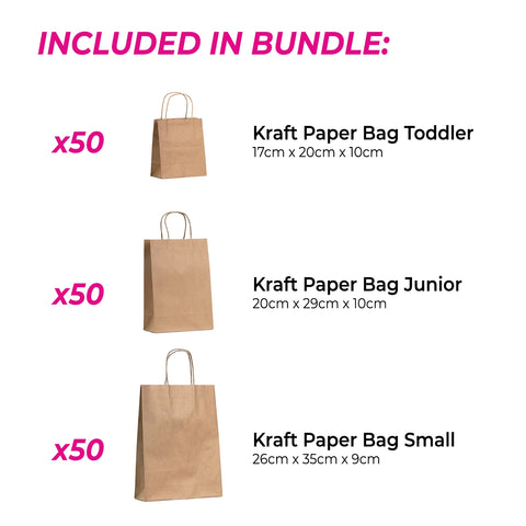 Kraft Paper Bag Bundle