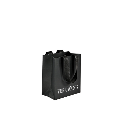 Small Premium Black Custom Paper Bags