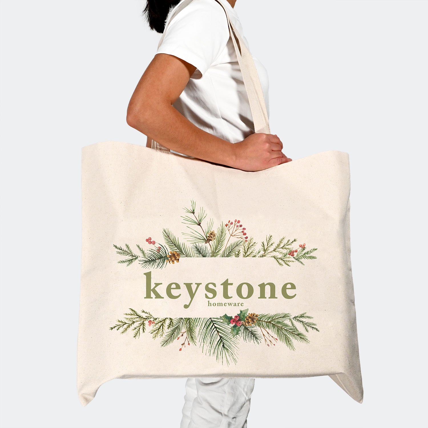 Custom large tote bags best sale