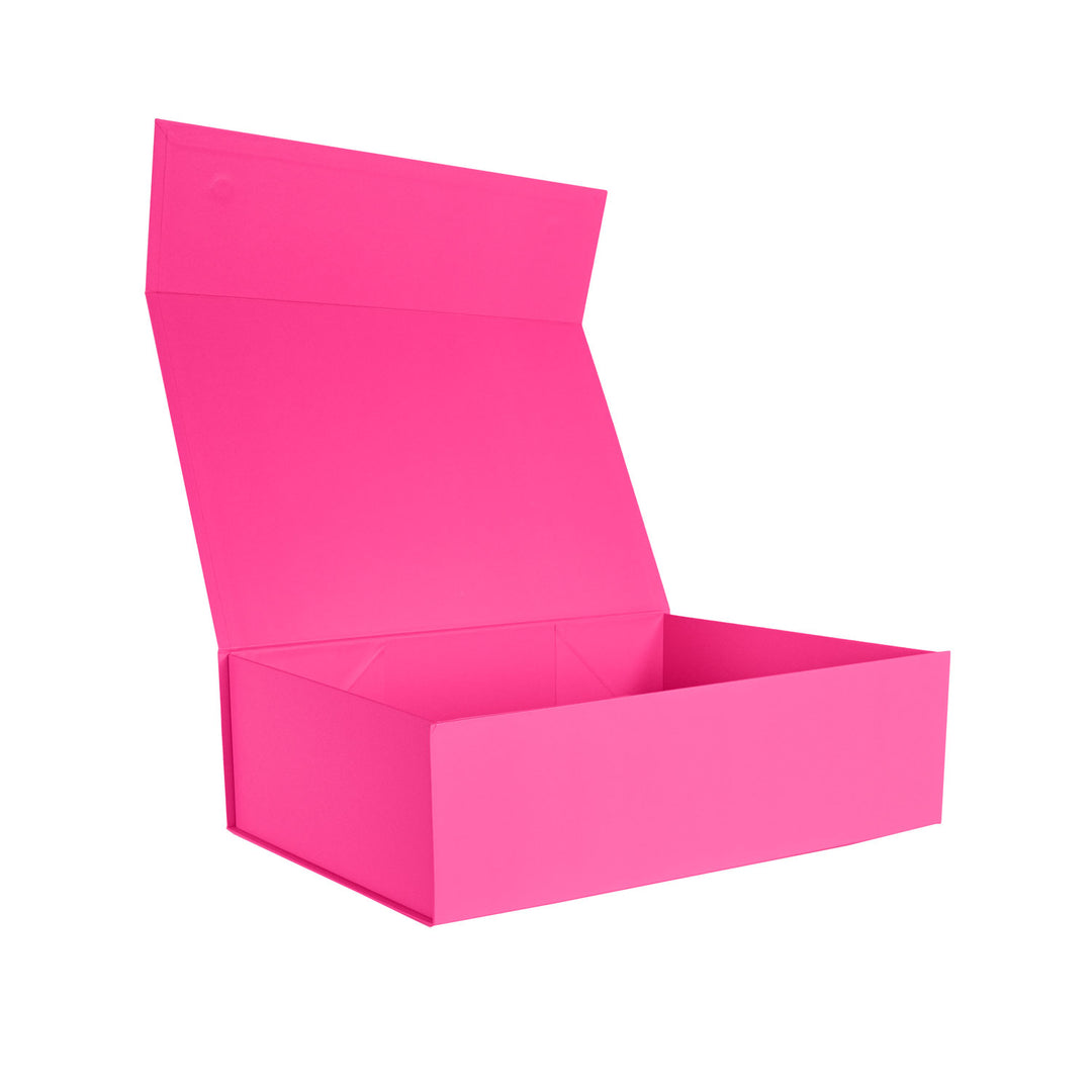 Magnetic Gift Box Pink | 37x27x10.5cm | Large - NEON Packaging