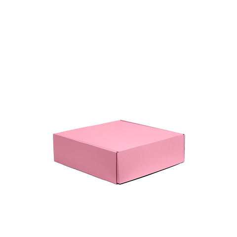 Three Bottle Wine Box With Insert - Pastel Pink