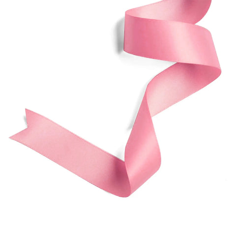 Rose pink satin ribbon - NEON packaging
