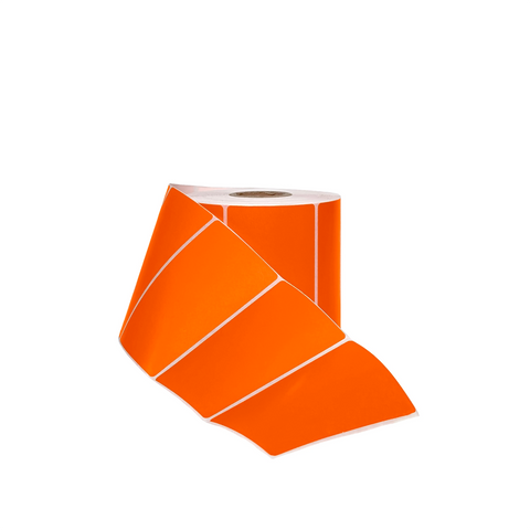 Removable Thermal Label - Orange