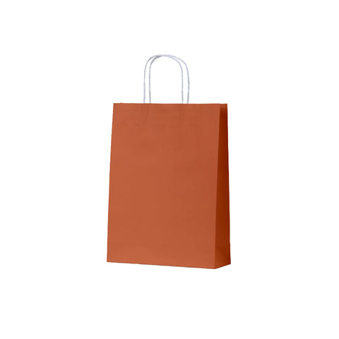 Orange Kraft Bags - Medium