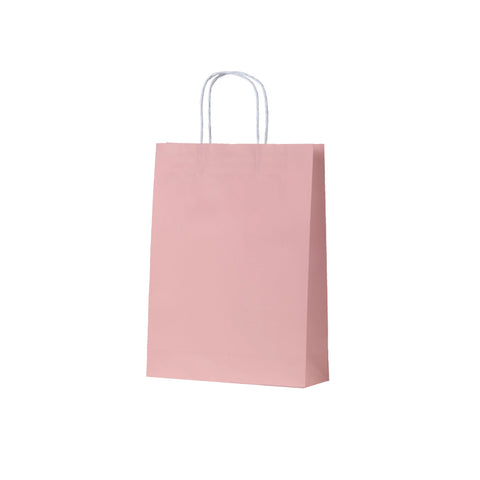 Pink Kraft Bags - Medium