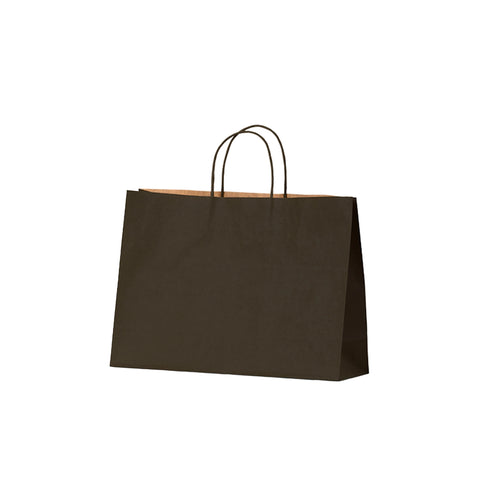 Small Boutique Black Kraft Bag