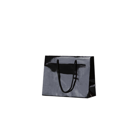 Black Gloss Carry Bags - Extra Small