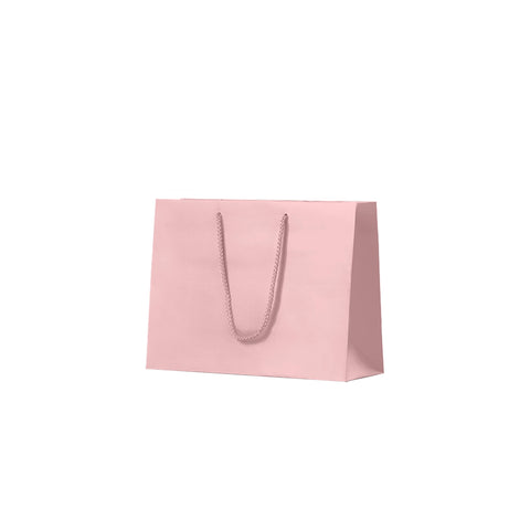 Pastel Pink Matte Carry Bags - Small