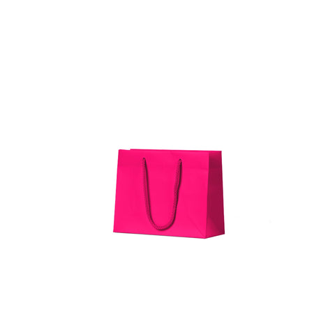 Neon Pink Matte Carry Bags - Petite