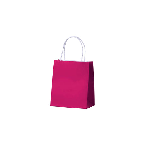 Neon Pink Kraft Bag - Toddler