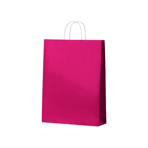 Pink Kraft Bag - Midi