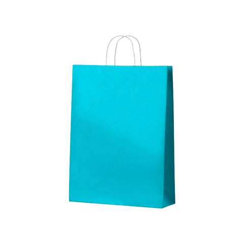 Blue Kraft Bag - Midi