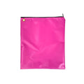 back view of pink banking cash bag | NEON packaging