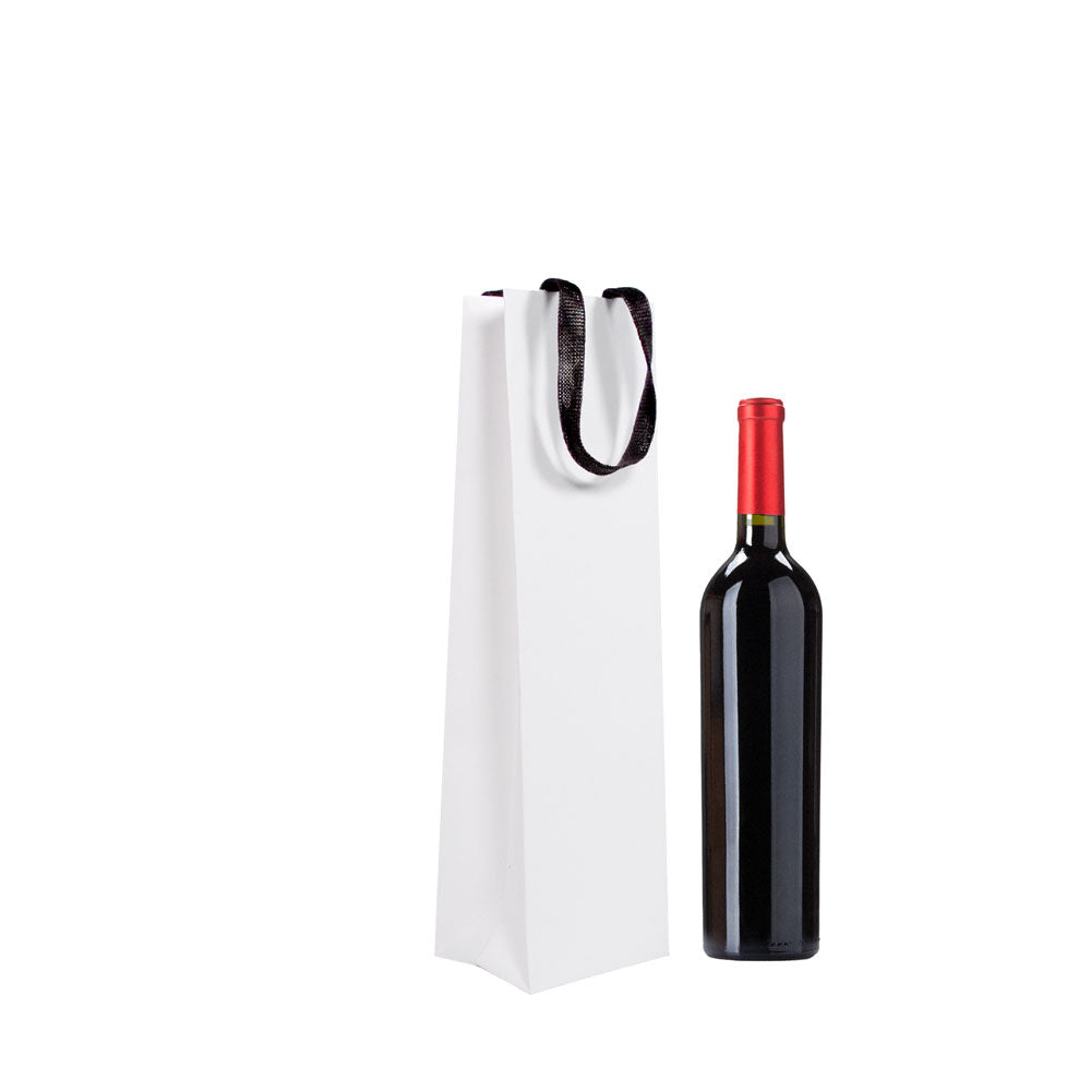 White discount wine bag