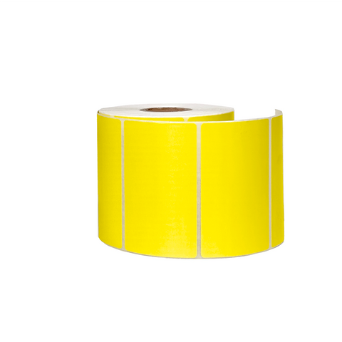 Removable Thermal Label - Yellow