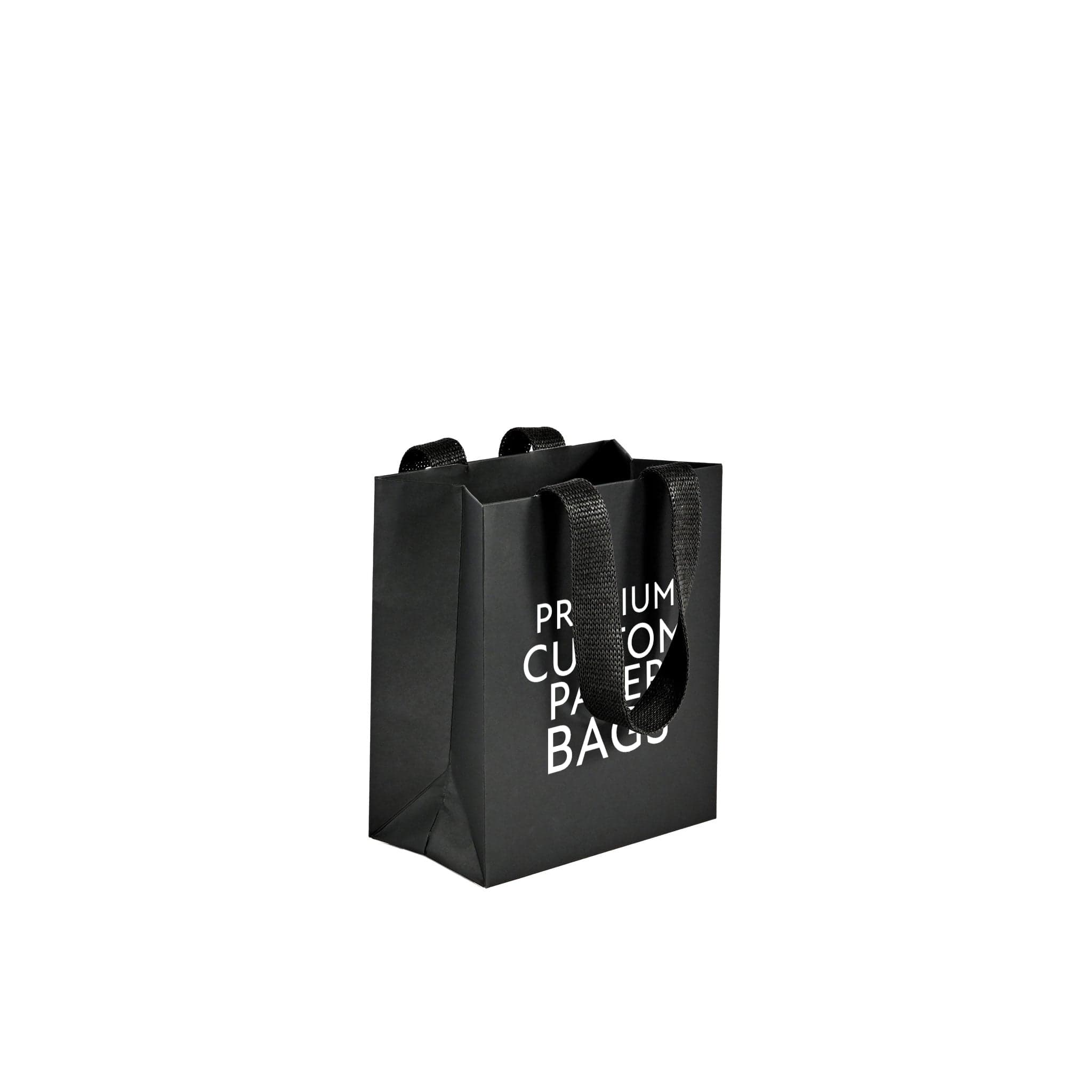 Custom black paper bags sale